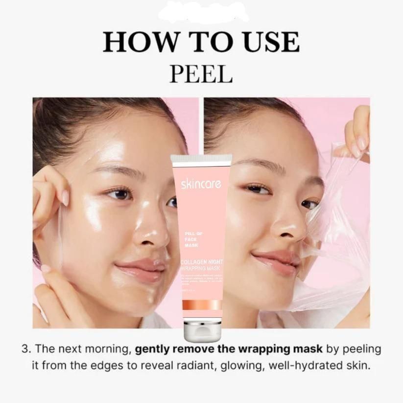 Collagen Night Wrapping Peel Off Mask Pack of 2