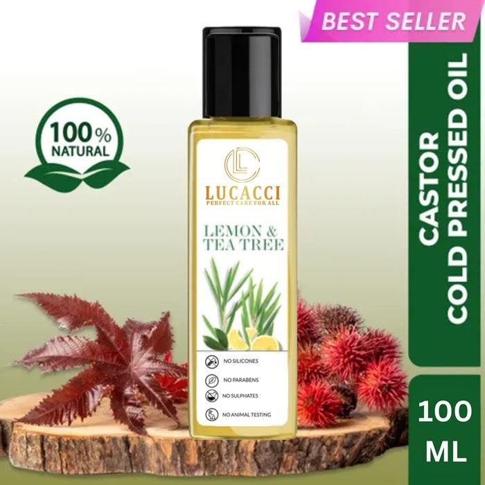 Lucacci Lemon & Tea Tree Body Massage Oil - 100ml